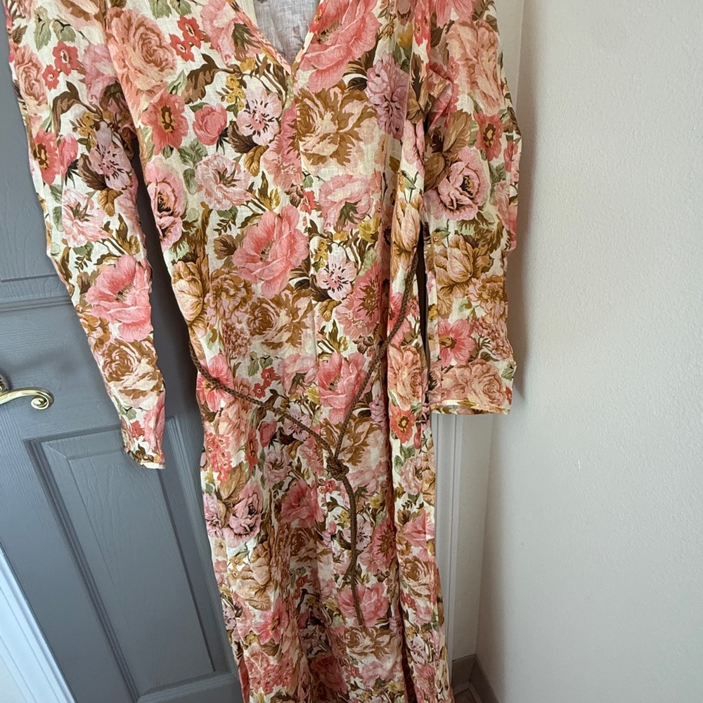 Zimmermann Golden Plunge Maxi Dress Size 10 EUC - Picture 5 of 16